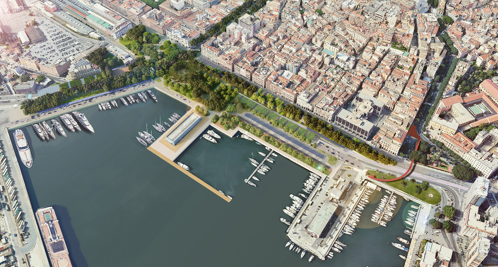 A Green Promenade For Cagliaris Seafront Mic Hub